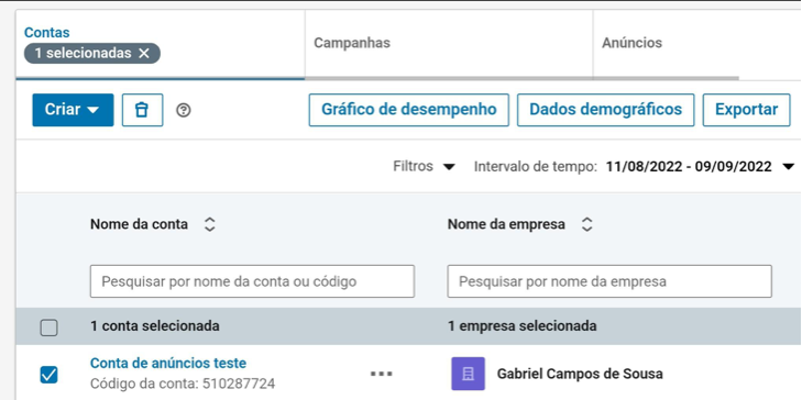 Como cadastrar meu cartão de crédito no LinkedIn para anúncios? 2 Imagem1