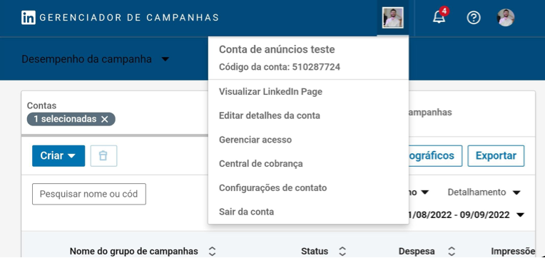 Como cadastrar meu cartão de crédito no LinkedIn para anúncios? 3 Imagem2