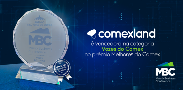 Comexland Ganha o Prêmio Voz do Comex na Mainô Business Conference 2023.