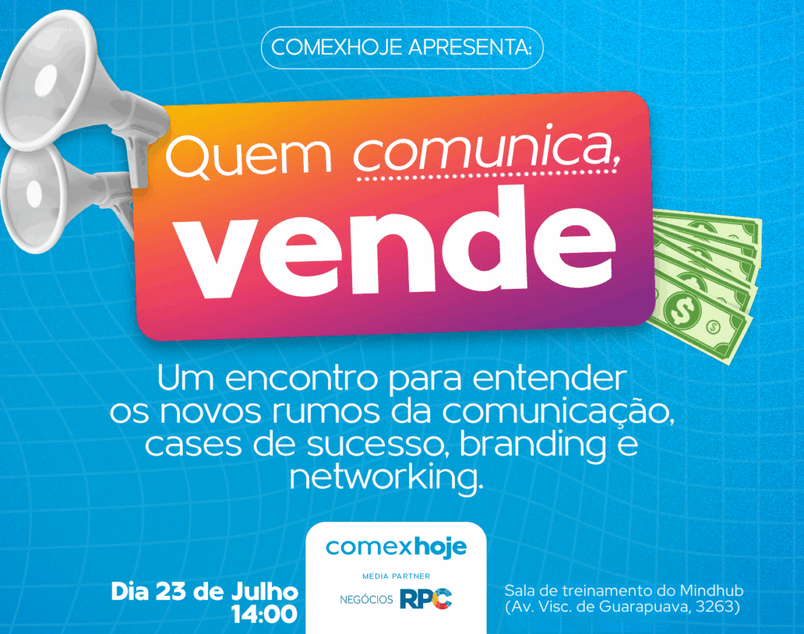Profissionais da indústria paranaense se reúnem para discutir como a comunicação pode ser sua maior aliada. 1 LinkedIn quem comunica vende v2 3